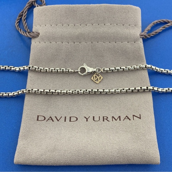 David Yurman 3.7mm chain w/ 14 k gold accent - Picture 5 of 6